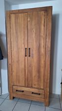 Massiver Teakholzschrank und Sideboard, aus recyceltem Teakholz, rustikale Optik