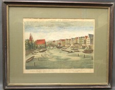 Colorierter Kupferstich