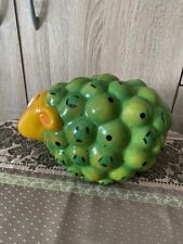 Keramik Lamm,Schaff,Spardose ,groß, grün, süß, ??
