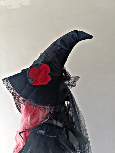 Halloween hexe hut schwarz - hut,