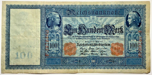 Deutsches reich 100 mark - reich,