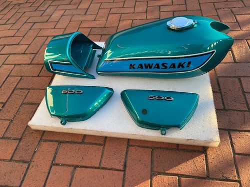 Kawasaki 500 tank lacksatz - h1,