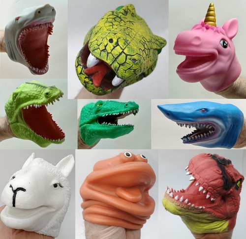 Einhorn dino hai - einhorn, handpuppe