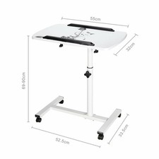 Laptop Tisch Notebooktisch Betttisch Weiß