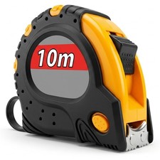 Maßband 10m mit Stahlfeder