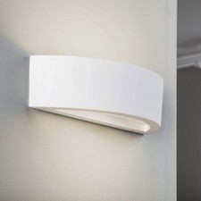 Lindby Gips Wandlampe weiß