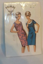 PRIMAS Modell Schnitt NO. 7062 - Kleid Gr.40 - Schnittmuster 50er / 60er Jahre+ 