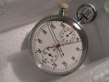 Taschenuhr Stoppuhr NERO LEMANIA Cal. 1900 Rattrapante Timer Militäruhr PATT. 4