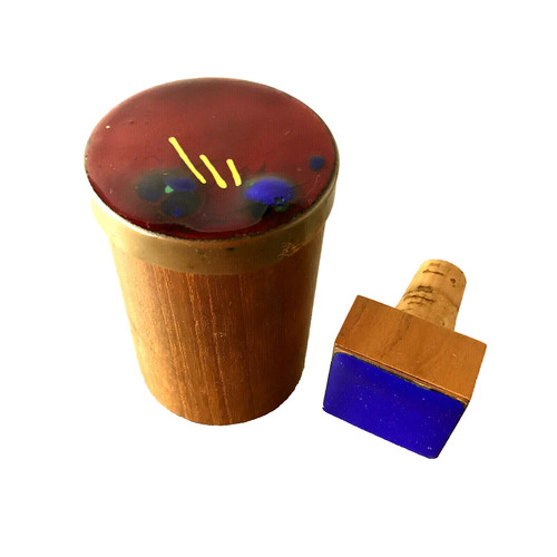 Mid century emaille dose 5 - dose, 9,5