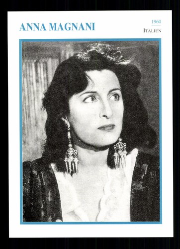 Anna magnani starportraitkarte - magnani,
