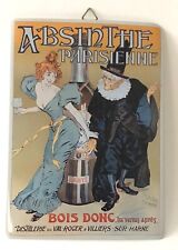 Absinthe Parisienne Blechschild 21 x 15 cm