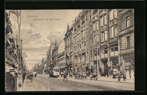 Karlsruhe strassenbahn der - in,