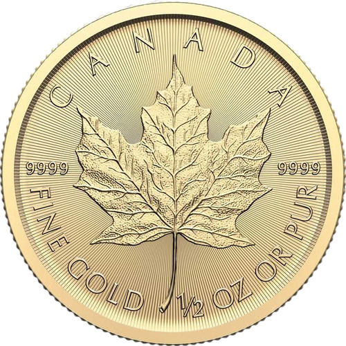 Maple leaf unze - 1/2,
