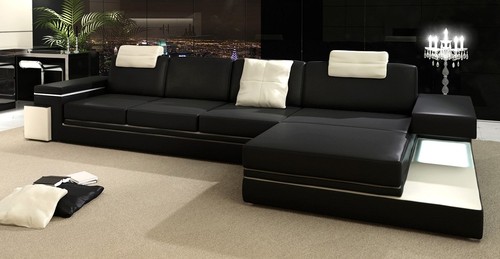 Ledersofa wohnlandschaft xxl - ledersofa,