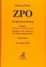 Zivilprozessordnung: FamFG Verfahren in Familiensachen, EGZPO, Buch C.H.Beck