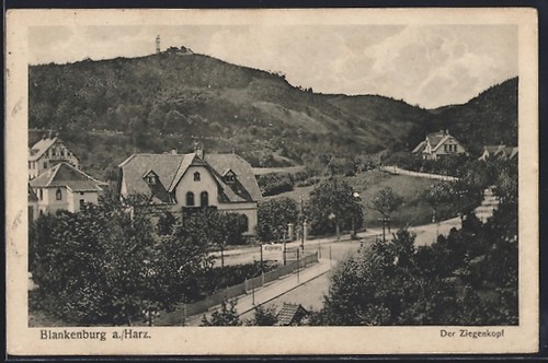 Ansichtskarte blankenburg - ansichtskarte, a