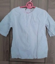 Alana Bluse Weiß Halbarm