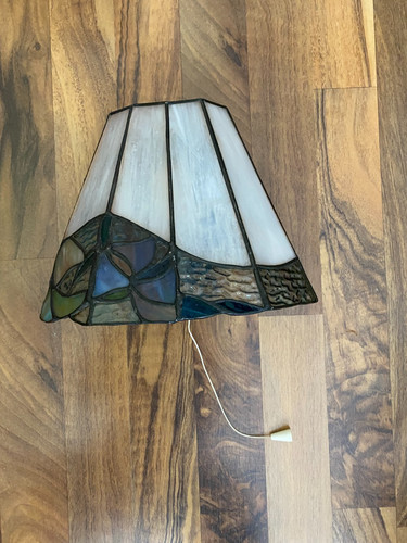 Lampe honsel echt - glass, retro