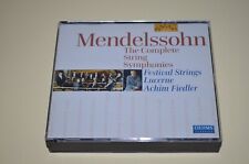 Mendelssohn - The Complete String Symphonies / Lucerne -Fiedler / Oehms 3CD Box