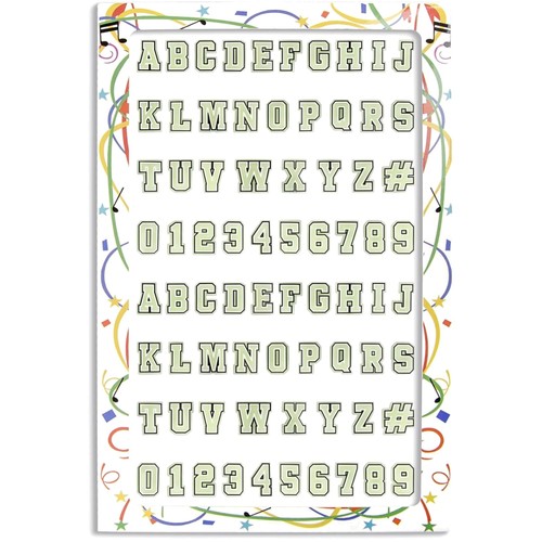 Buchstaben charm set - buchstaben, stück
