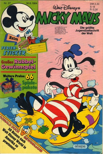 Micky maus 1984 - nr., mit