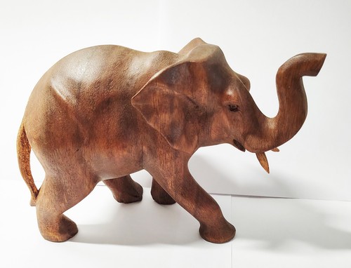 Holz elefant holzelefant - elefant,