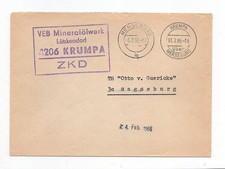 DDR Dienst ZKD Brief Krumpa