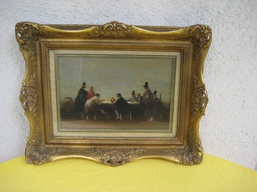 ölgemälde männer einem - Ölgemälde, an