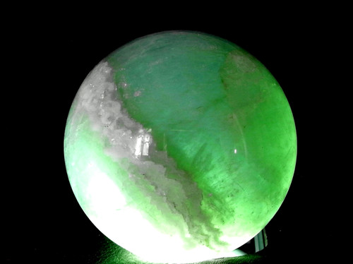 Große grüne fluorit kugel - große,