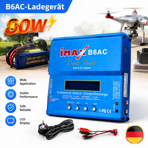 B6ac 80w ladegerät akku - 80w,