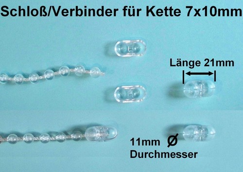 Kettenschloss 7mm 10mm rollo - kettenschloss,