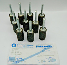 10x BURKA-KOSMOS Schleifstifte ZY 20406 Schleifstein NKZ 24P 6B2 V= 50m/sec