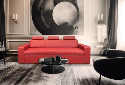 Echtleder 3er sofa couch mit - couch,