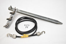 Erdungsstab Erdungsanker Masseanker Erdungskabel 10-16mm2 Kabel Ex. Bundeswehr