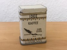 alte kleine Miniatur Blechdose Idee Kaffee J. J. Darboven Hamburg