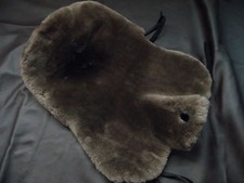 Lammfell Sattelbezug für