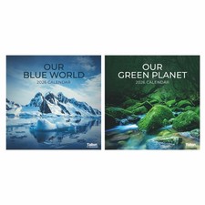 2026 Kalender Flip Over Wandbehang Natur Ozeane Planer