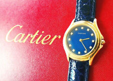 Cartier COUGAR 887905 Yellow Gold 18K 750 Diamond's Elegant luxury Men's Watch