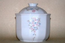 Zuckerdose Facette Blümchen