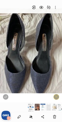Pumps blau glitzer größe - blau,