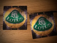 2x LOTUS Aufkleber Vintage