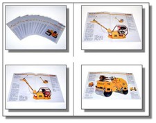 Case Vibromax Walzen Vibrationsplatten Rüttelplatte 14 Prospekte Baumaschinen