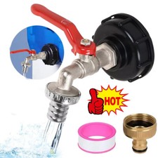 Auslaufhahn Wasser Hahn IBC 3/4 Zoll Für Regentonne Regenfass Auslaufventil DE