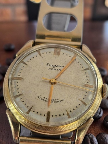 Vintage uhr dugena festa - uhr,
