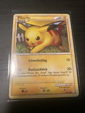 Pokemon Karte Pikachu 78/123 HGSS Schneeflocke DE