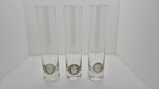3 Stück Rosenthal Siegelglas Höhe ca. 19 cm Ø ca. 4,4 cm