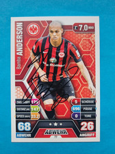 Topps Match Attax 2014/15 Bamba Anderson Eintracht Frankfurt SGE signiert IP