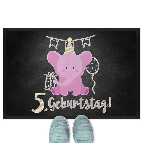 Geburtstag rosa elefant - 5.,