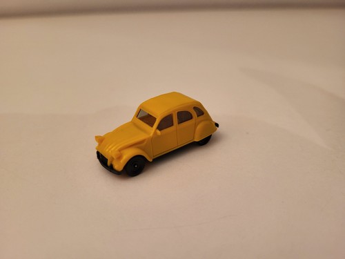 Herpa citroen 2cv gelb ente - h0,