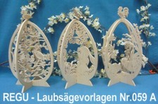 REGU - Laubsägevorlagen Nr. 059 A "erzgeb. Aufsteller für Ostern" tolle Vorlagen